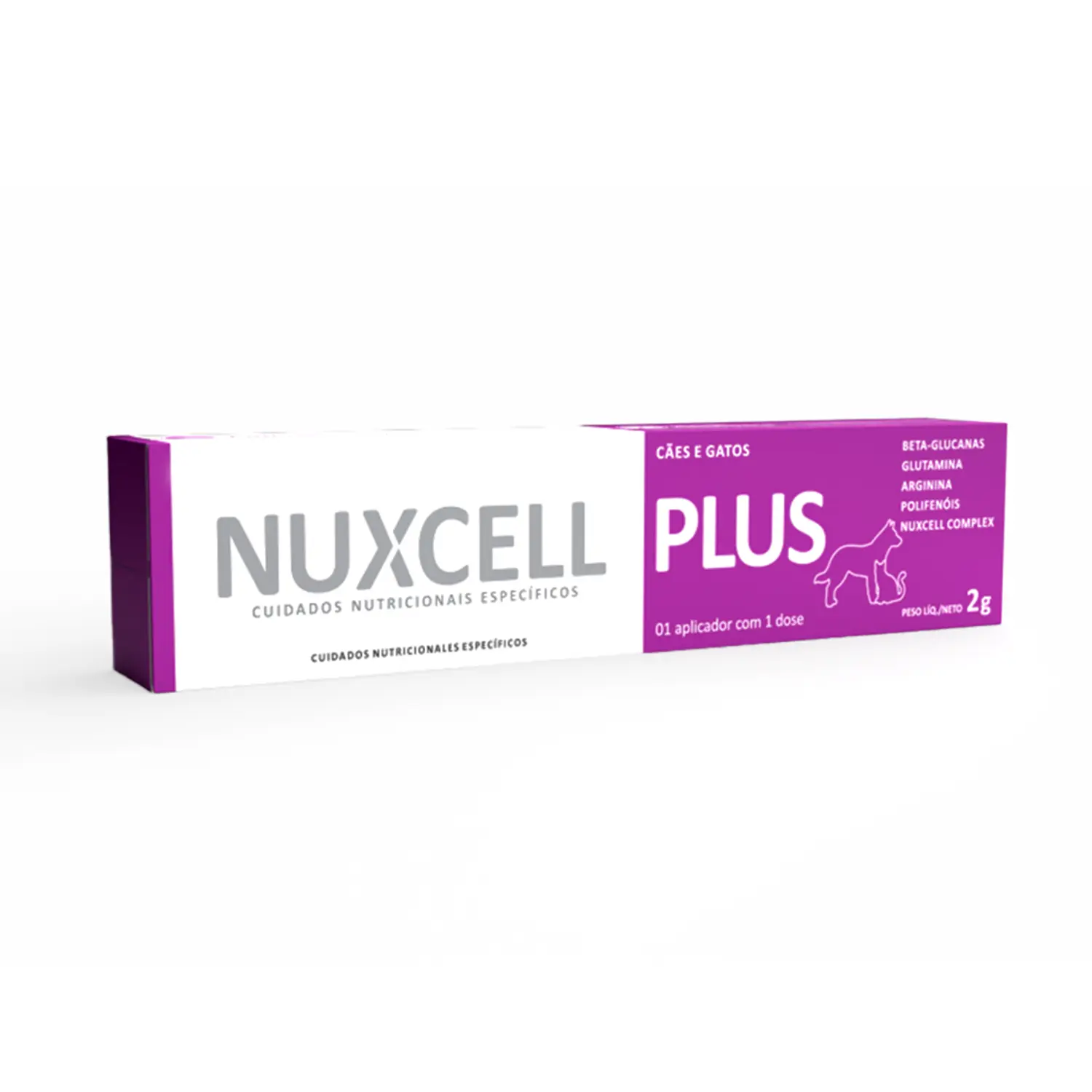 Suplemento Nuxcell Plus para Caes e Gatos 2g